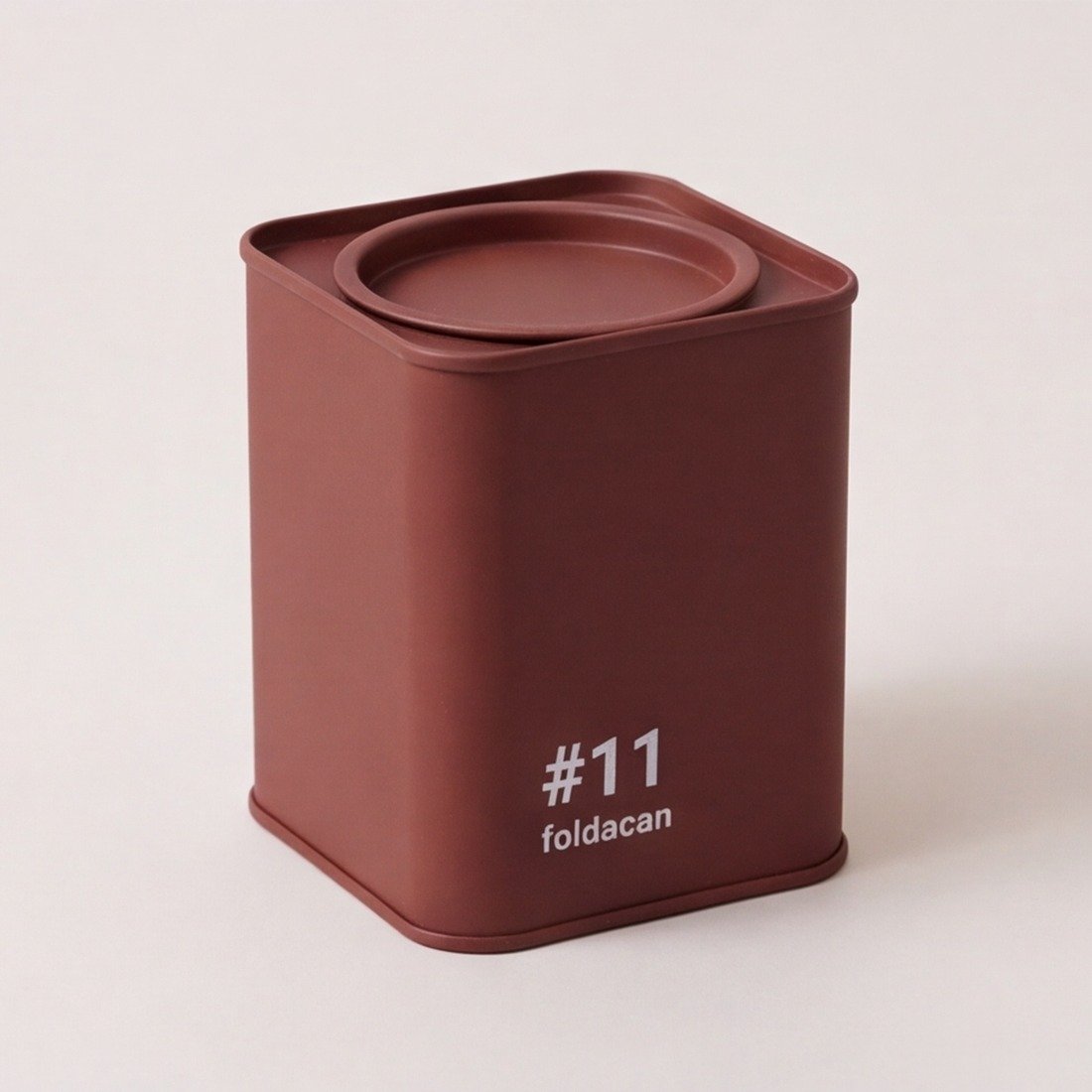 Банка квадратная с утопленной крышкой